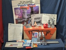 Vintage Zyliss 4x1=1 multi-purpose bench clamp w/orig box, Made in Switzerland picture