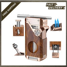 5-in-1 Torch Lighter with V Cutter Holder Punch and Draw Enhancer Tool picture