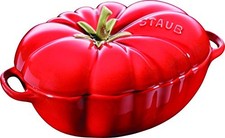 Staub Ceramic Tomato Cocotte 12cm Cherry Heat-Resistant Microwave-Safe (Official picture