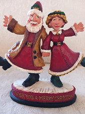 David Frykman Christmas 2004 Signed MR Holiday Greetings Santa & Mrs. Claus Stat picture