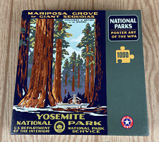 Yosemite National Park Poster Art of The WPA 1000 Puzzle COMPLETE picture