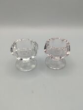 Duncan & Miller Pedestal Salt Dip Crystal Glass Set Of 2 picture
