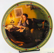 Norman Rockwell Knowles A Young Man’s Dream Plate Original Box 1986 picture