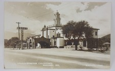 Vintage Monterrey Mexico RPPC Postcard Apartamientos California Hotel Sign 1940s picture
