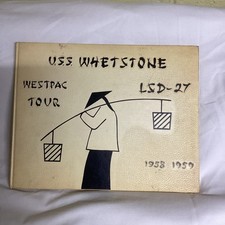 USS WHETSTONE LSD-27 Westpac Tour 1958-1959. Rare picture