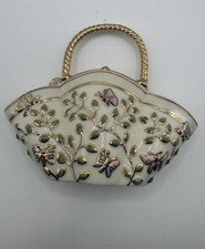 Lenox Parvaneh porcelain purse/handbag figurine personalized “JUNE.” picture