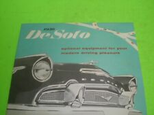 1956 DeSoto optional equipment for your modern driving pleasure Brochure picture