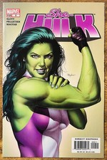 SHE-HULK 9 GORGEOUS MIKE MAYHEW COVER DAN SLOTT STORY MARVEL COMICS 2005 A picture