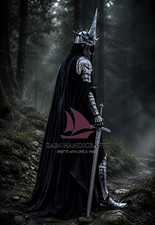 ZAIN The Nazgul Witch-King of Angmar Full Costume/Dark  Full Suit of rings Lord picture
