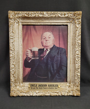 Vintage Uncle Jackson Koehler Portrait in Original Frame, Erie Brewing Co. picture