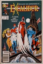 Excalibur #1 Newsstand Variant (Marvel Comics October 1988) picture