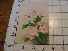 Vintage Unused Carte Postale Japanes Art: floral #2 beautiful card undated picture