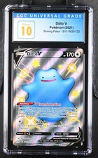 CGC 10 PRISTINE Ditto V SV118/SV122 Shining Fates 2021 Shiny Vault Holo Graded picture