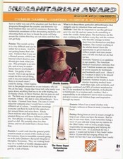 2004 CHARLIE DANIELS ACM Humanitarian Award Promo Trade Ad picture
