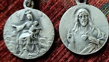 Our Lady of Mount Carmel Vintage & New Holy Medallion by F. Lasserre & A. Penin. picture