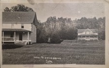 RPPC Hotel at Sister Bay Wisconsin Real Photo Postcard c1907 MSG ~ Ready To Farm picture
