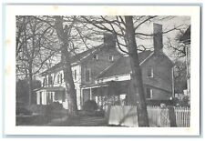 c1940s This Home On Cornwall Street Exterior Leesburg Virginia VA Trees Postcard picture