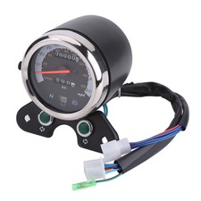 Universal Motorcycle Dual Odometer Speedometer For Precise Mileage Tracking CNCY picture