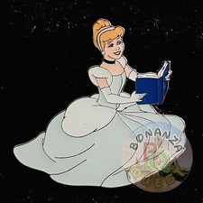 LF Princess Cinderella Reading Book Mystery Blind Loungefly Hot Topic Disney Pin picture