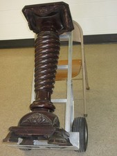 ANTIQUE PEDESTAL STAND TABLE ORNATE Circa 1890 