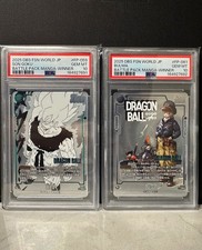 PSA 10 Dragon Ball Fusion World JP Son Goku FP-059 Bulma FP-061 Manga Winner picture