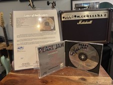 Eddie Vedder - Pearl Jam - Live In Holland JSA LOA + letter from original owner picture