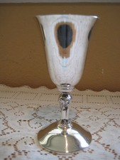 Vintage Plator Silver Plate Wine Goblet, Made In Spain, 5