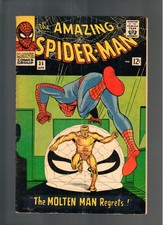 AMAZING SPIDER-MAN # 35 ( 1966 ) MOLTEN MAN MARVEL COMICS NICE COPY picture