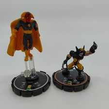 Marvel HeroClix Vision 139 & Wolverine 171 LE 2x Figure Lot Unboxed Game Pieces picture