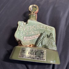 1974 Washington The Evergreen State Jim Beam Bottle & Specialties Club Decanter picture