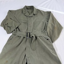 1940s WWII 1st Pattern M-1938 US Army HBT One-Piece Suit/Coverall (38-40 Reg) picture