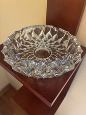 Vintage Clear Glass Ashtray 7