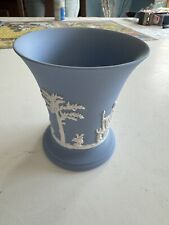 Wedgwood Jasperware Blue Bud Vase Urn England Neoclassical picture