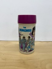 Vtg 1973 THE OSMONDS Plastic Lunch Box ALADDIN THERMOS Donny TV Nice picture