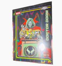 2026 Topps Chrome Marvel Doctor Doom #028 Serial Numbered 06/10 BLACK RAY WAVE picture