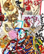 Catholic Jewelry & Accessories Crucifix Rosary Pendants Medallions Bracelets picture