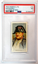 1924 Ogden's LTD. #33 Napoleon I Leaders of Men PSA 7 NM Low Pop Rare picture