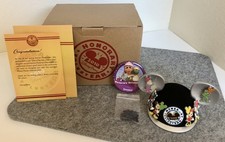 2010 Disney Parks Honorary VoluntEAR Annual Passholder Mickey Mouse Ear Hat Set picture