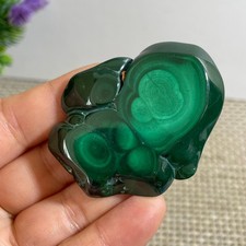 37g Genuine Malachite Crystal Slice Slab, Home Decor, Quartz Crystal Polished picture