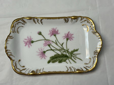 Antq CFH GDM France Charles F Haviland Limoges Hand Painted Trinket Jewelry Dish picture