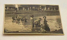 Real Photo RPPC Postcard Children Swimming Scene Divided Back Era Unposted picture