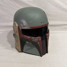 Full Size Autographed Boba Fett Helmet Signed by Dickey Beer picture