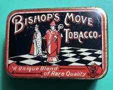 Vintage Bishop's Move Tobacco Tin RARE Cohen Weenen & Co. London picture