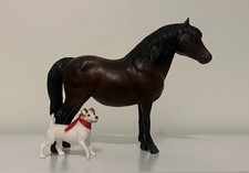 Breyerfest 2017 Dally and Spanky Horse and Dog Set NO BLANKET picture