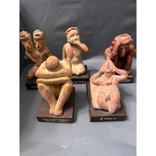 Vintage Etrafon Schering Medical Advertising Figurines Mexico Anxiety Set of 5 picture