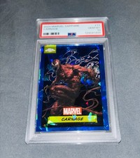 2024 Topps Chrome Marvel Sapphire Carnage PSA 10 Gem Mint picture