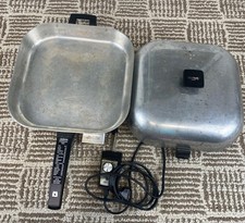 Sunbeam Model 61-PL Controlled Heat Aluminum Vtg Electric Frying Pan Skillet picture