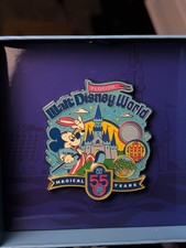 Walt Disney World 55th Anniversary Mickey Mouse Castle Mini  Jumbo Pin LE 5000 picture