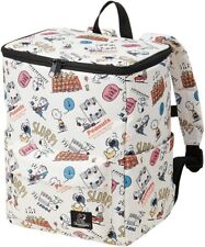 PEANUTS SNOOPY Square Backpack White Cooling Bag Skater RYUSQ1 H30cm 11.8