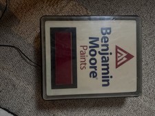 vintage lighted advertising sign original Benjamin Moore Paints picture